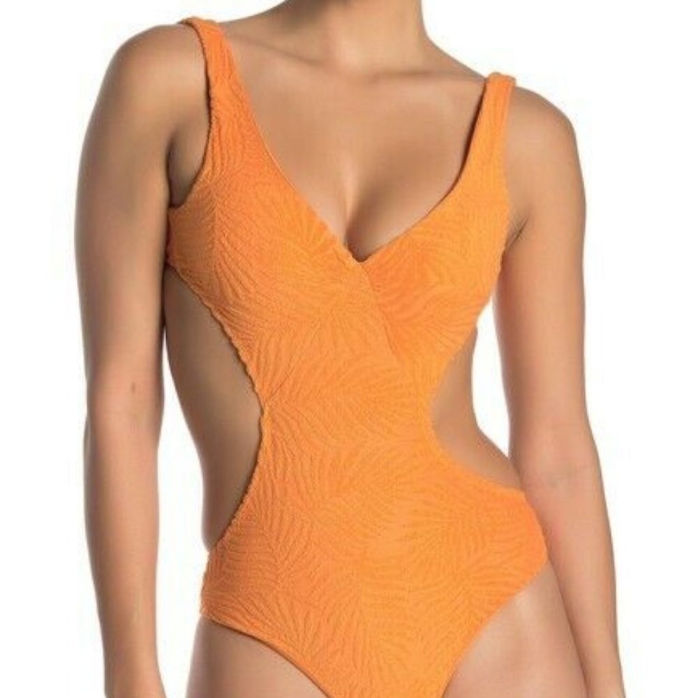Orange One-Piece Swimsuit
